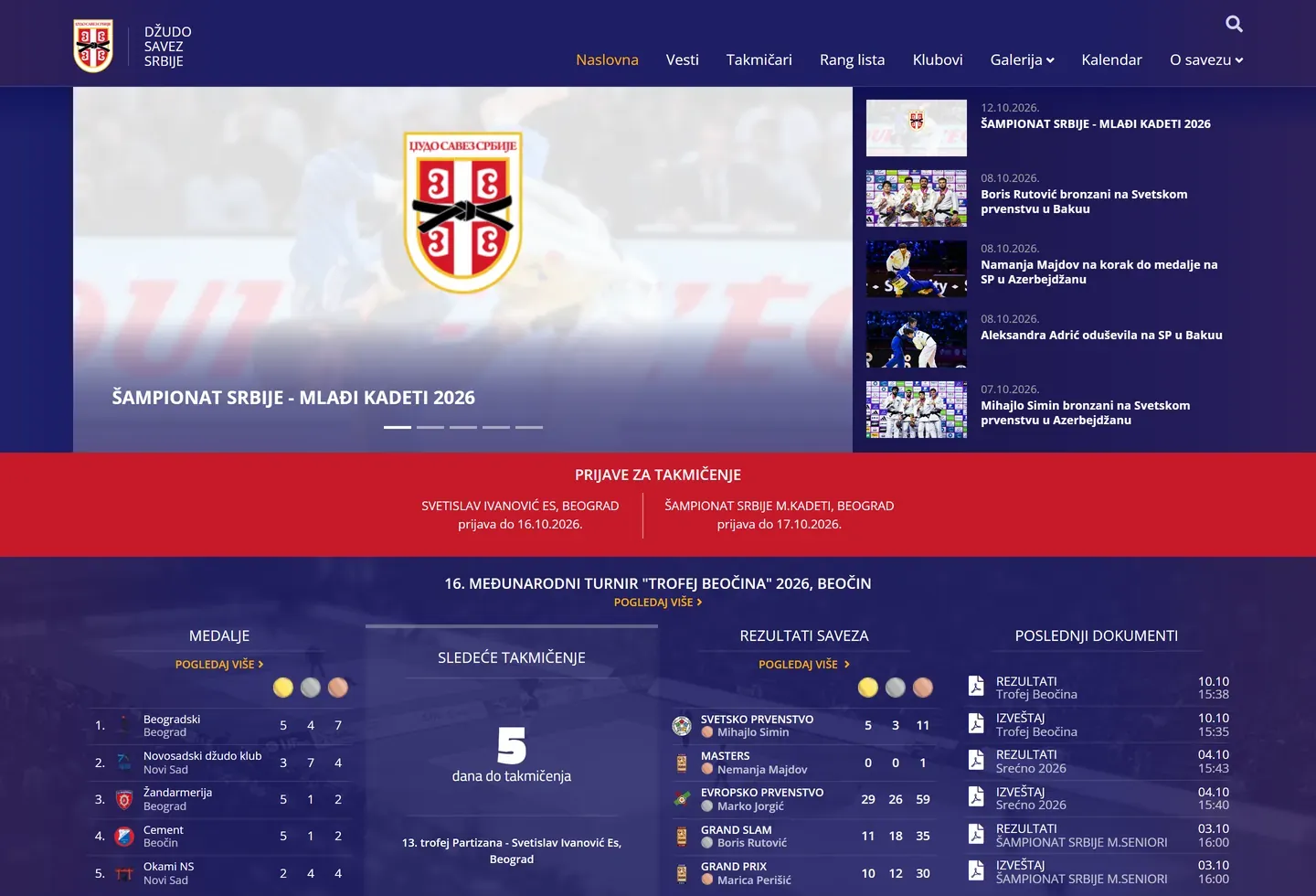 Home page